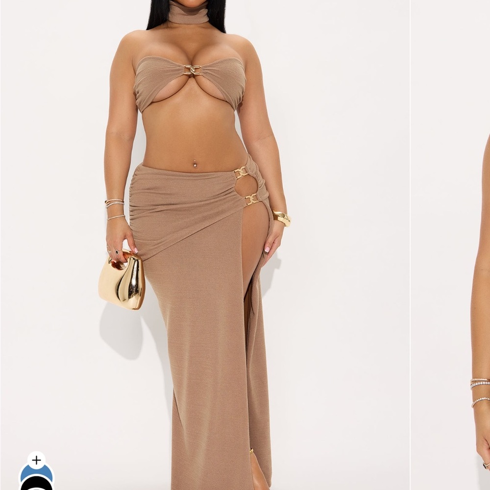 Fashion Nova Tan Crop Top